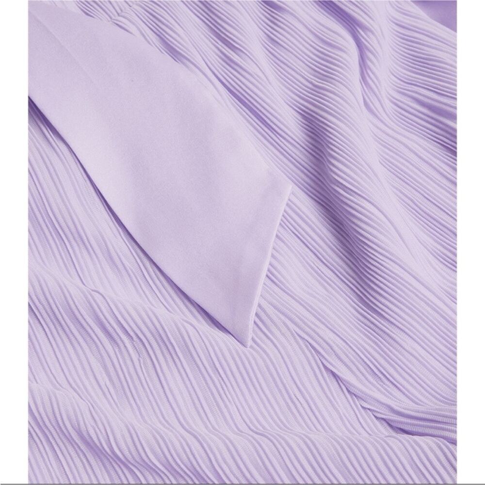 NWT Alice + Olivia Mitsue Gaucho Jumpsuit in Lavender Size 8 - Picture 7 of 16